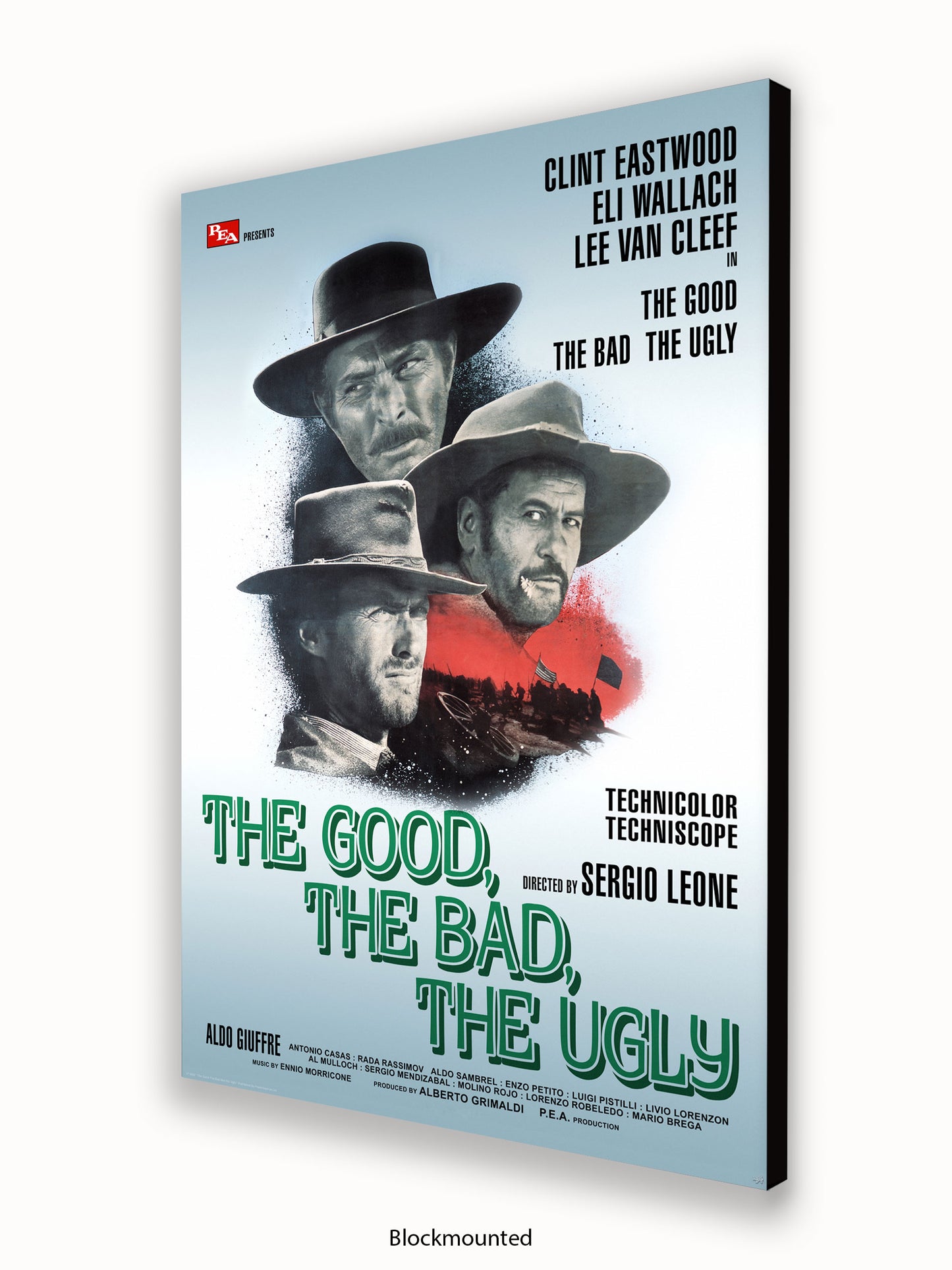 Good The Bad And The Ugly Silver Promo Poster