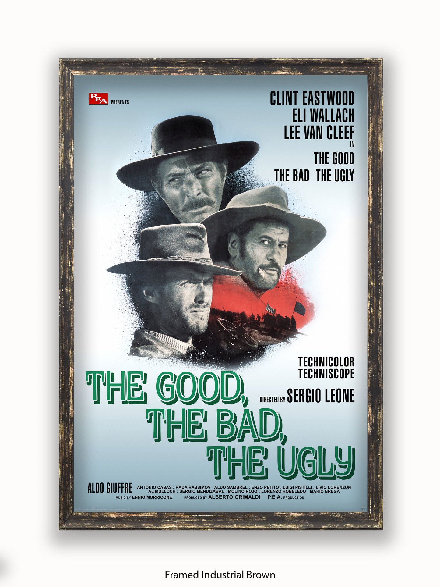 Good The Bad And The Ugly Silver Promo Poster