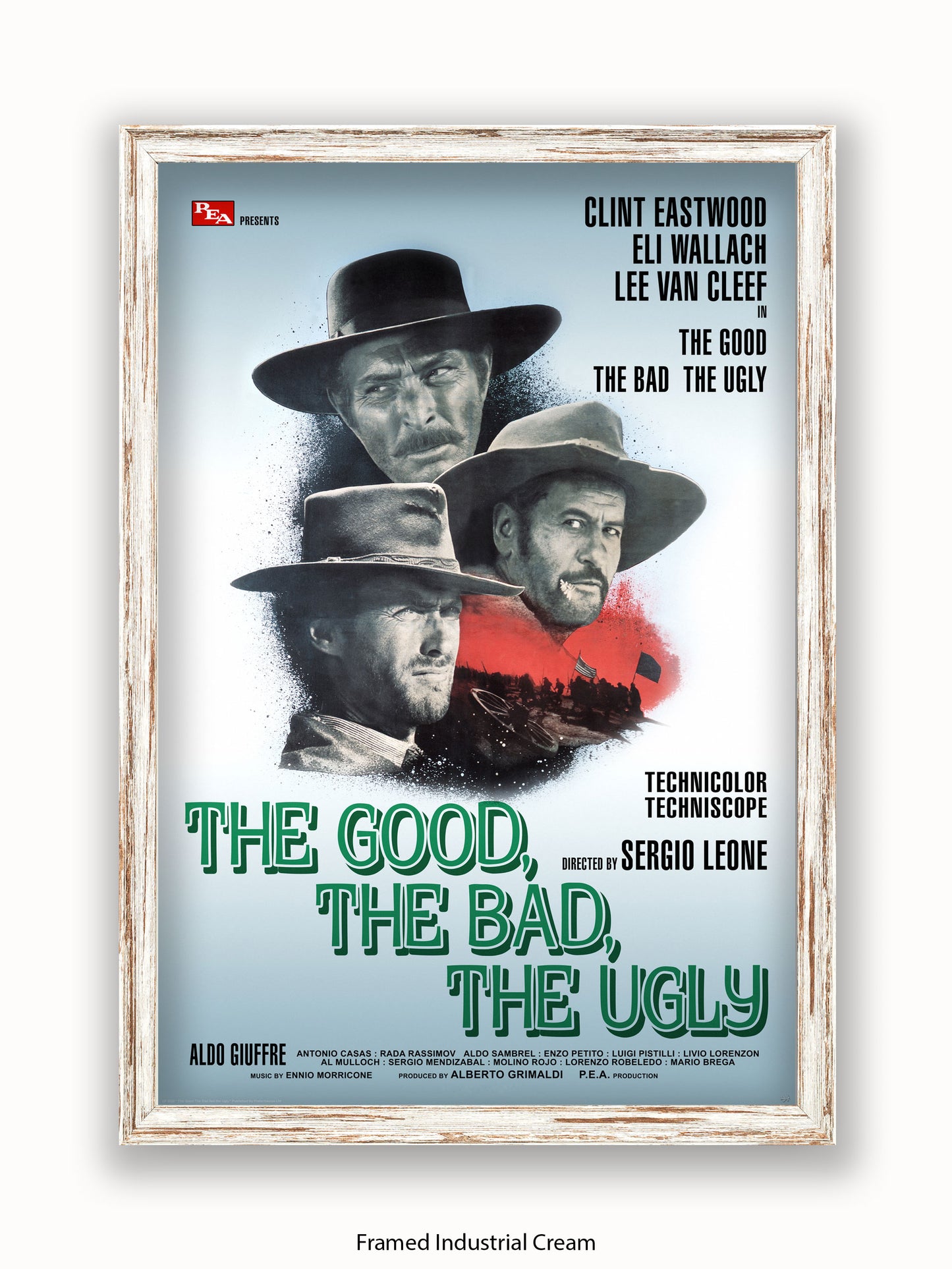 Good The Bad And The Ugly Silver Promo Poster