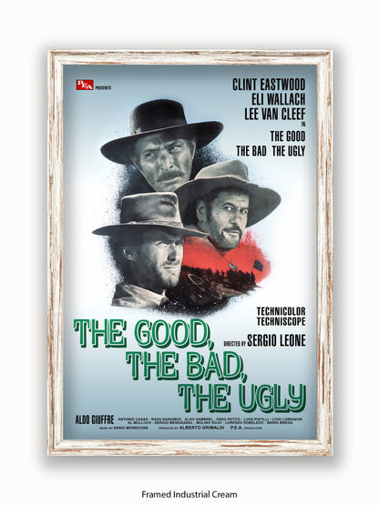 Good The Bad And The Ugly Silver Promo Poster