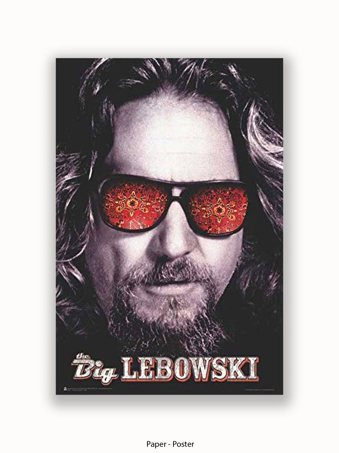 Big Lebowski Glasses Poster