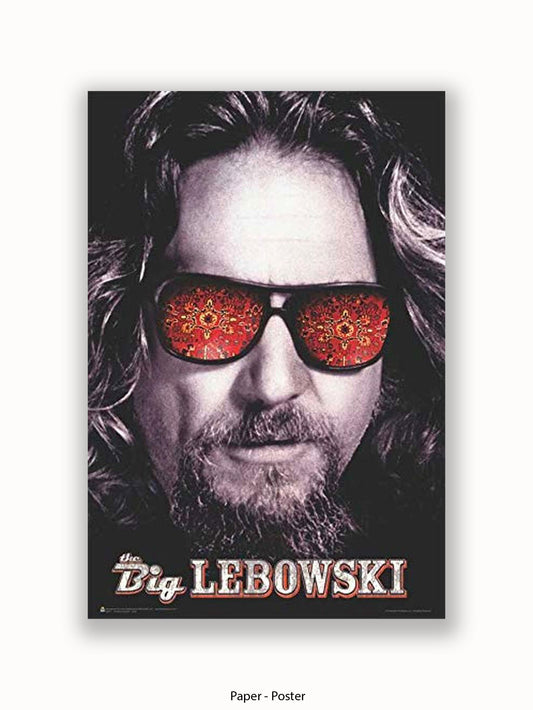 Big Lebowski Glasses Poster