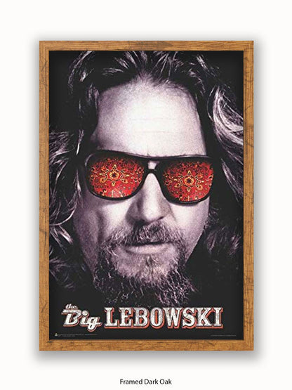 Big Lebowski Glasses Poster