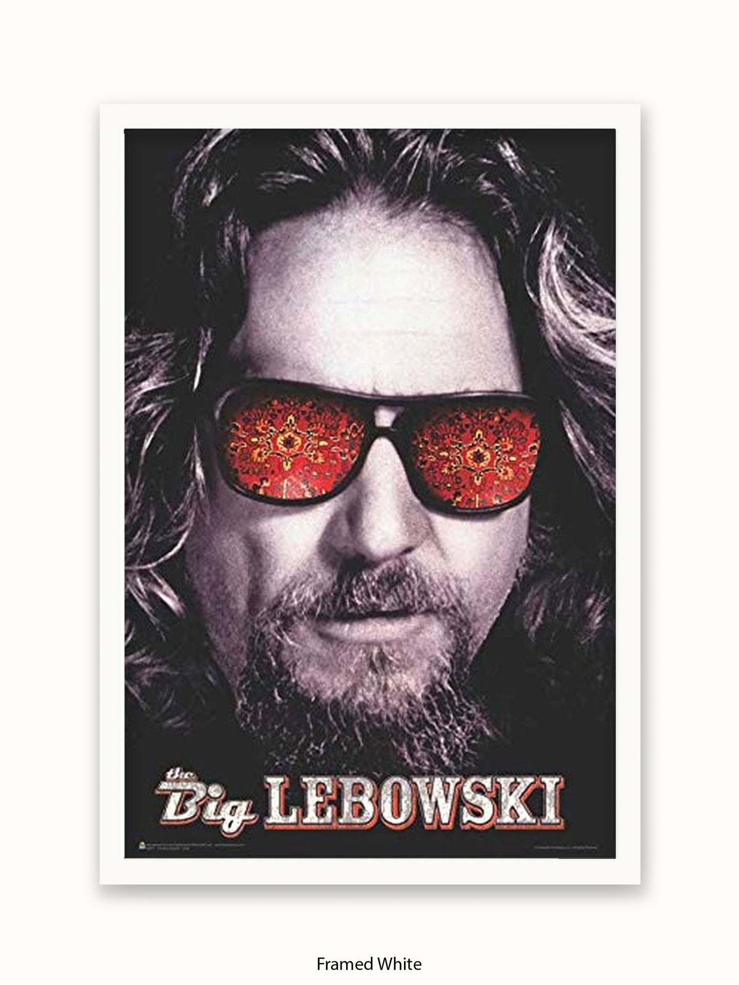 Big Lebowski Glasses Poster