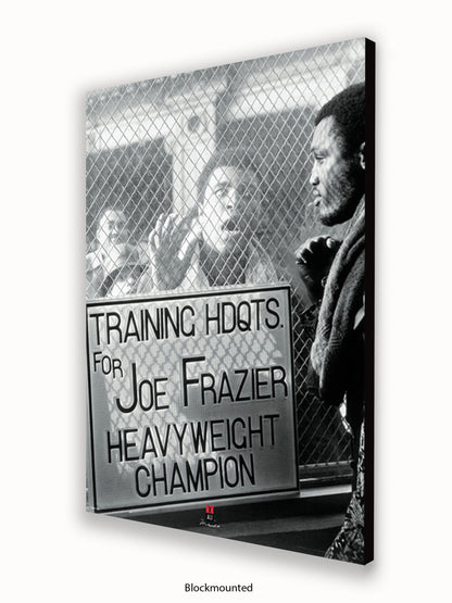 Muhammad Ali Vs Joe Frazier Window Poster