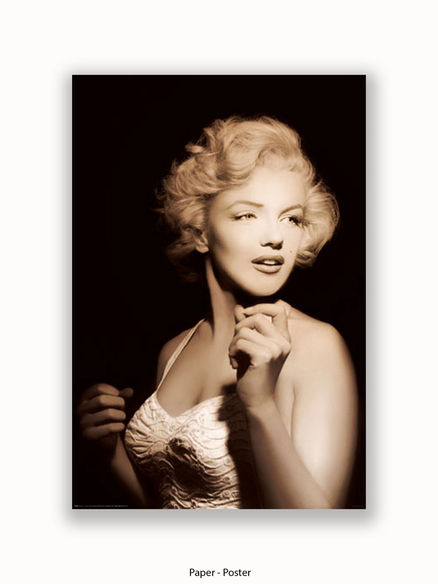 Marilyn Monroe Glow Spotlight Poster