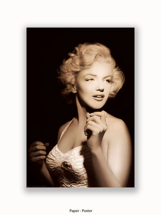 Marilyn Monroe Glow Spotlight Poster