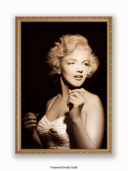 Marilyn Monroe Glow Spotlight Poster