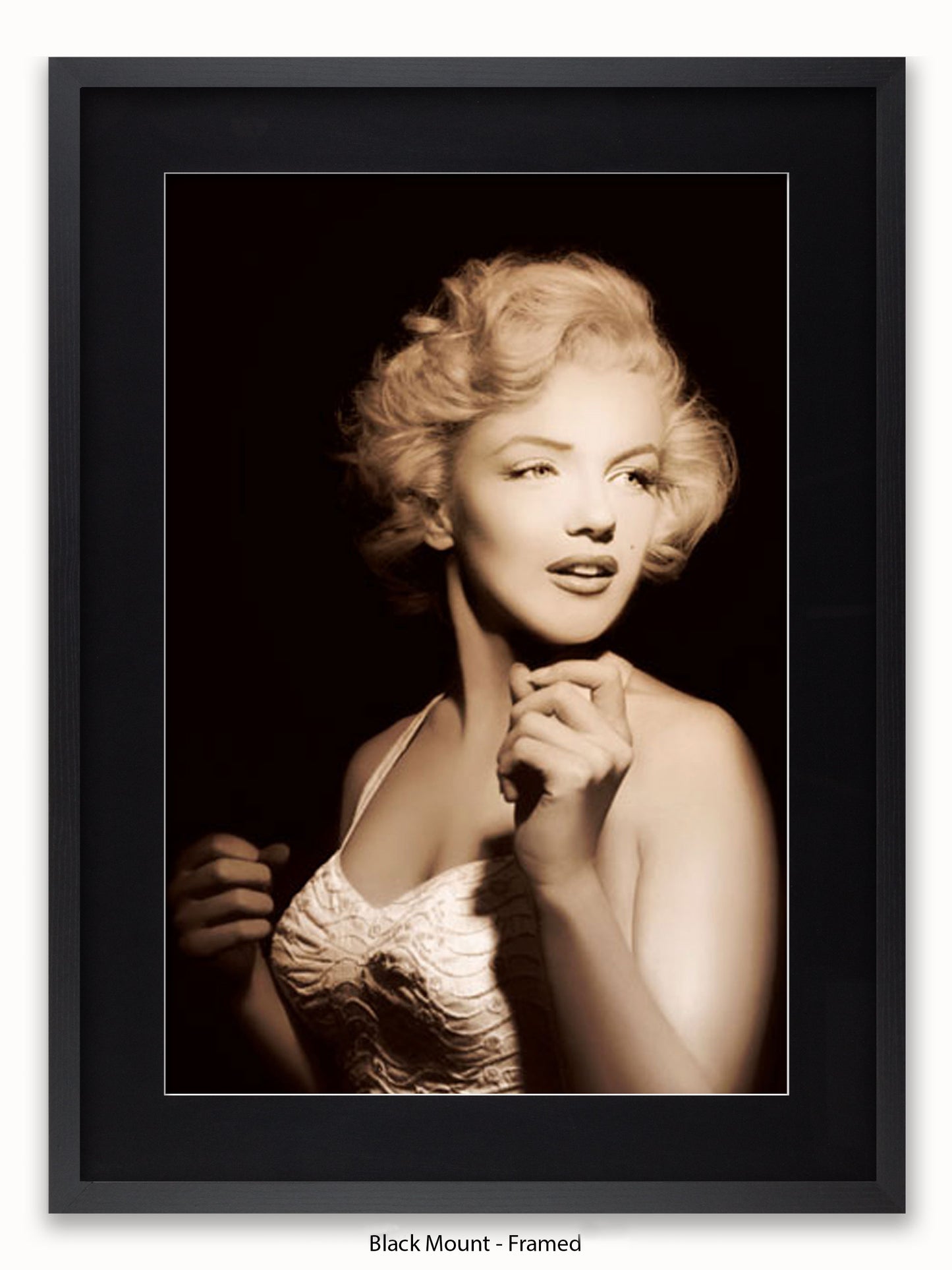 Marilyn Monroe Glow Spotlight Poster
