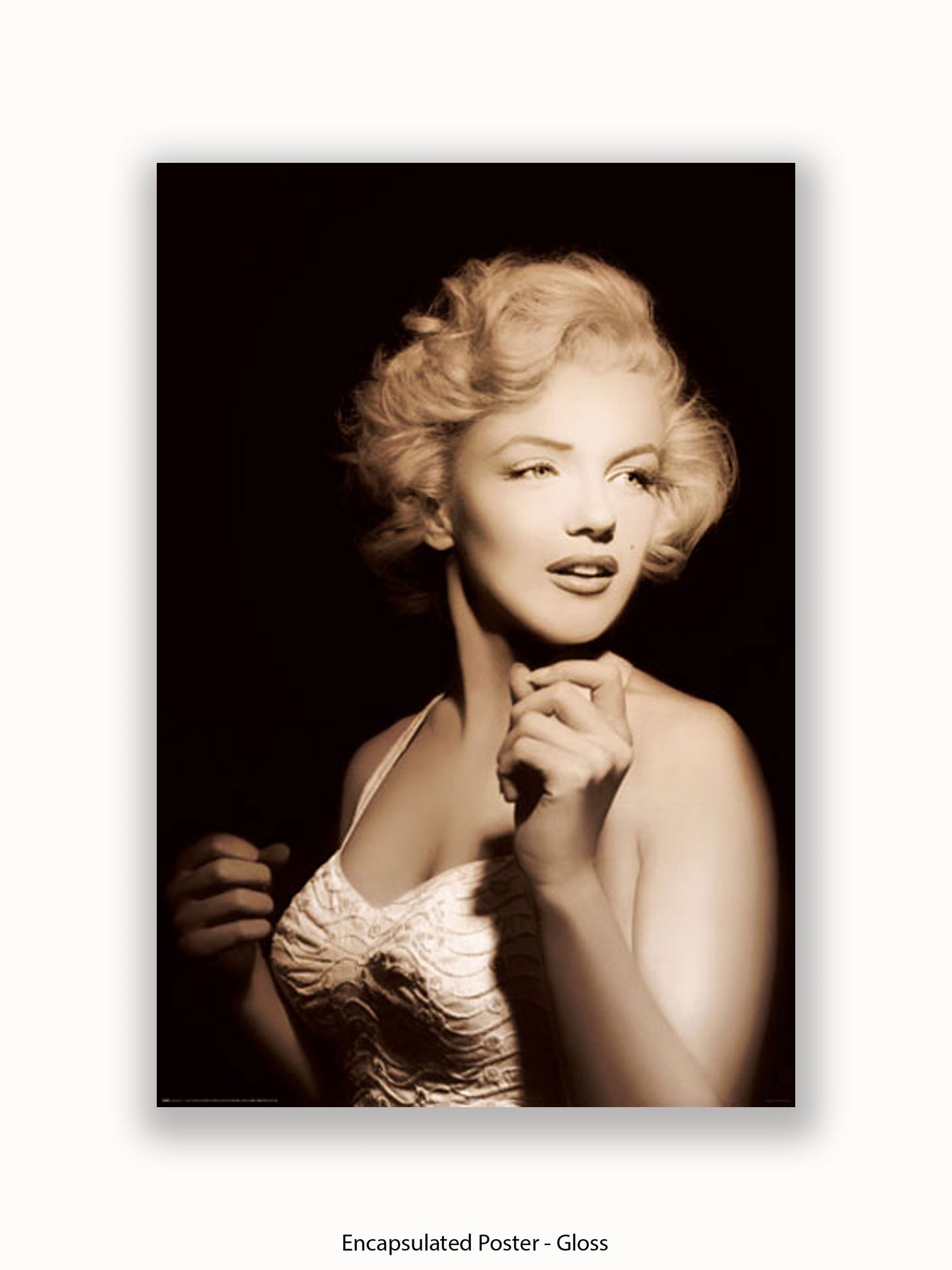 Marilyn Monroe Glow Spotlight Poster