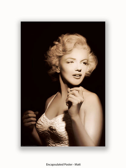 Marilyn Monroe Glow Spotlight Poster
