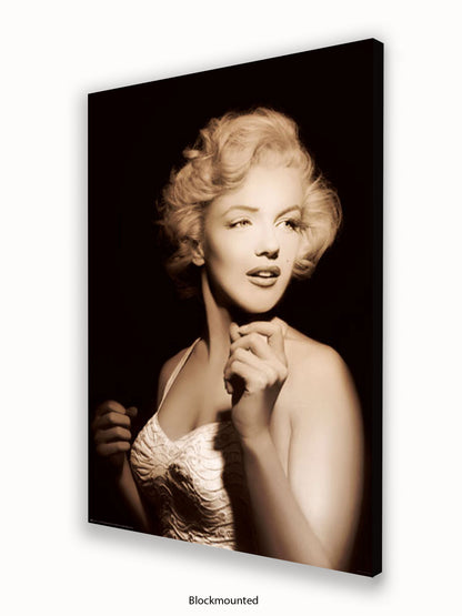 Marilyn Monroe Glow Spotlight Poster