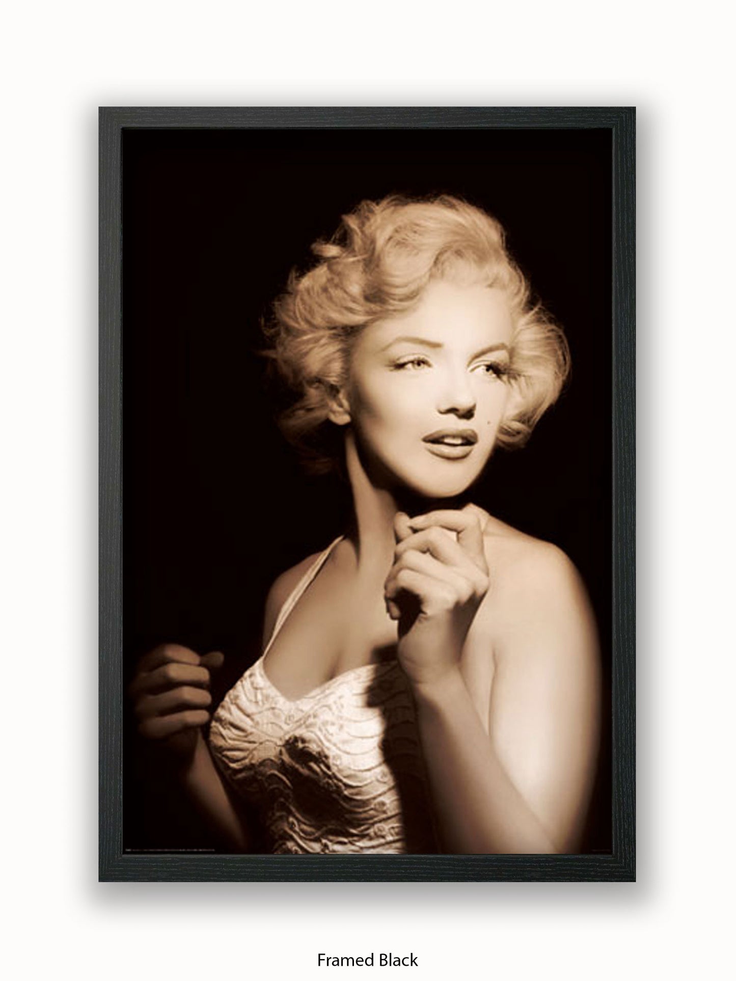 Marilyn Monroe Glow Spotlight Poster