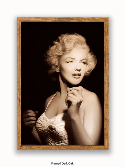 Marilyn Monroe Glow Spotlight Poster