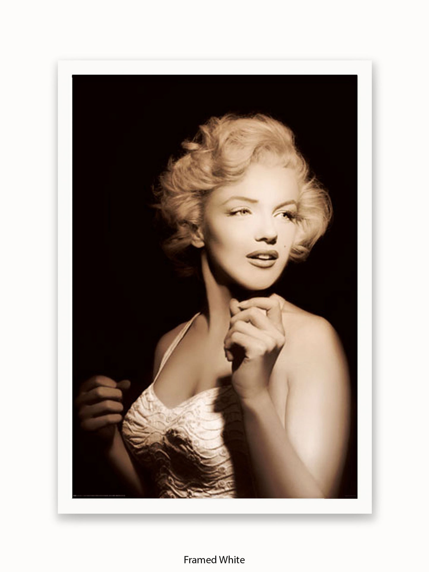 Marilyn Monroe Glow Spotlight Poster