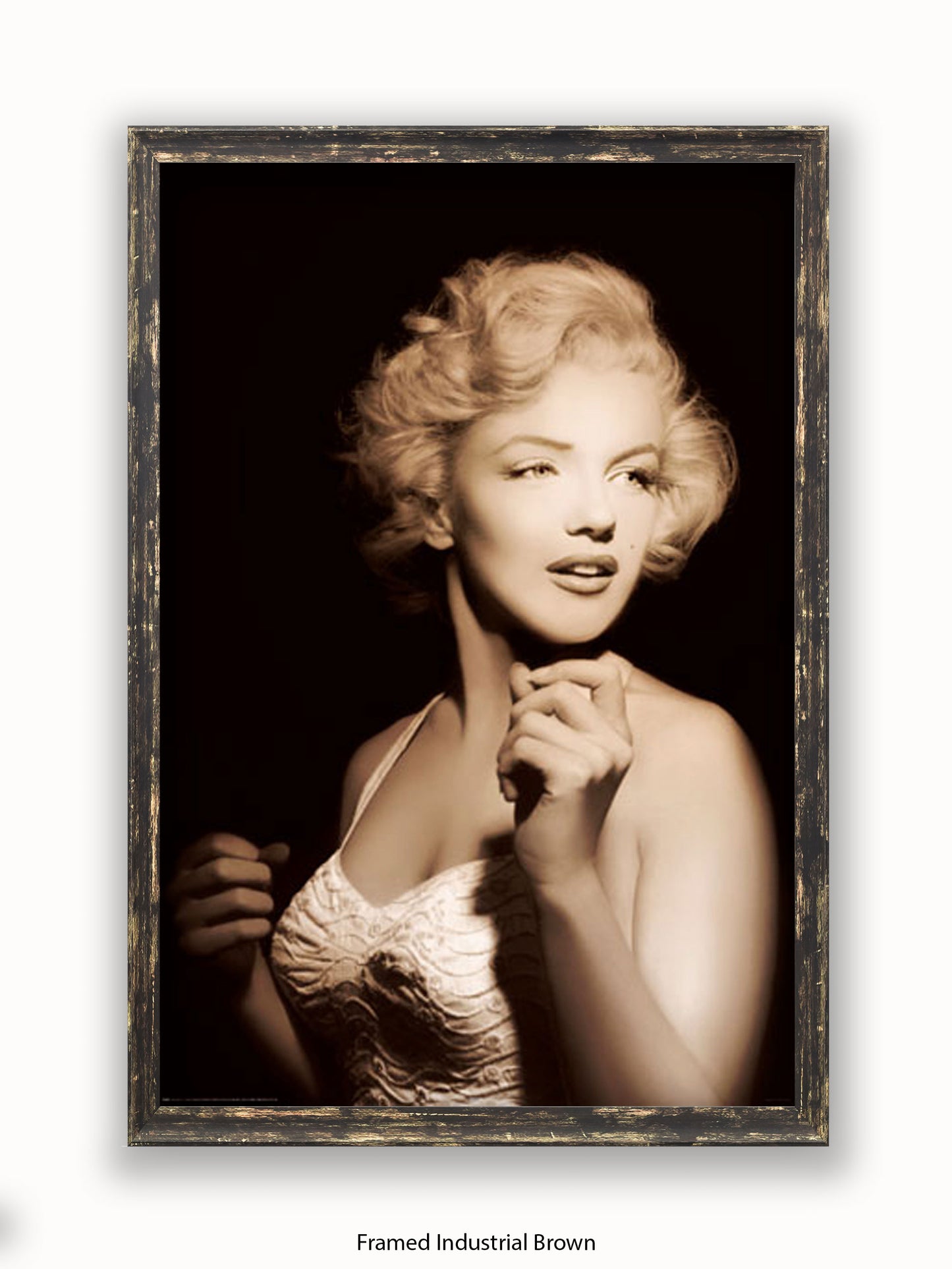 Marilyn Monroe Glow Spotlight Poster
