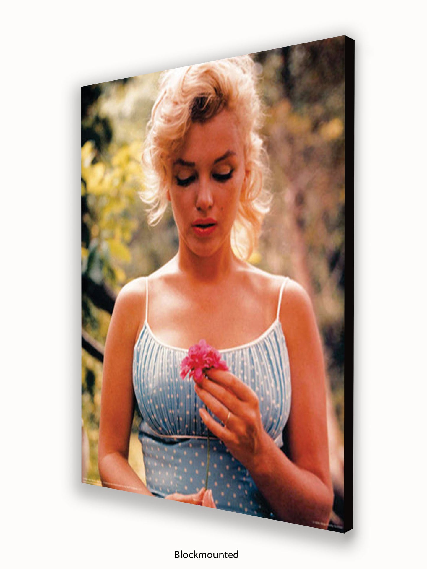Marilyn Monroe Flower Poster