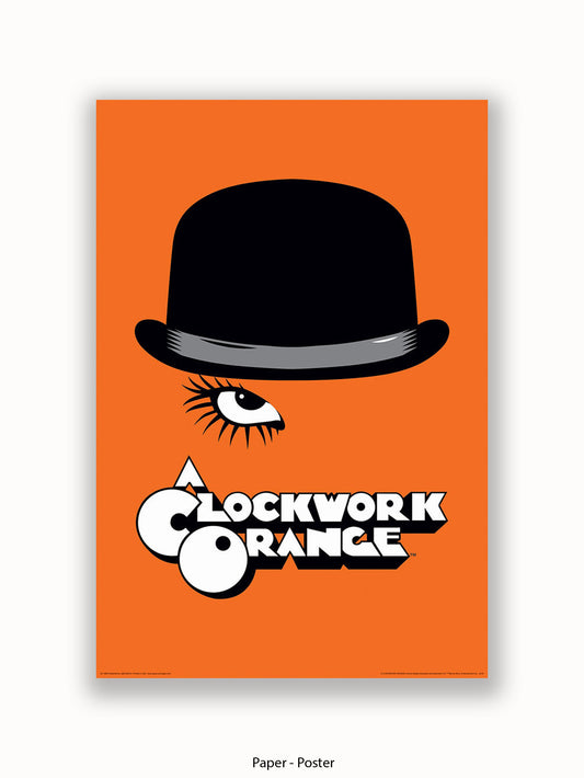 A Clockwork Orange Eye Hat Poster