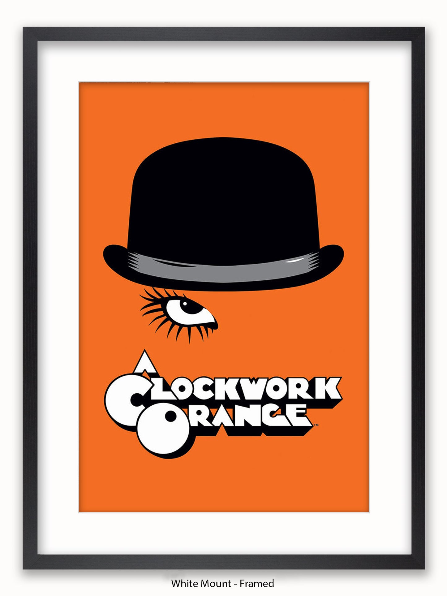 A Clockwork Orange Eye Hat Poster