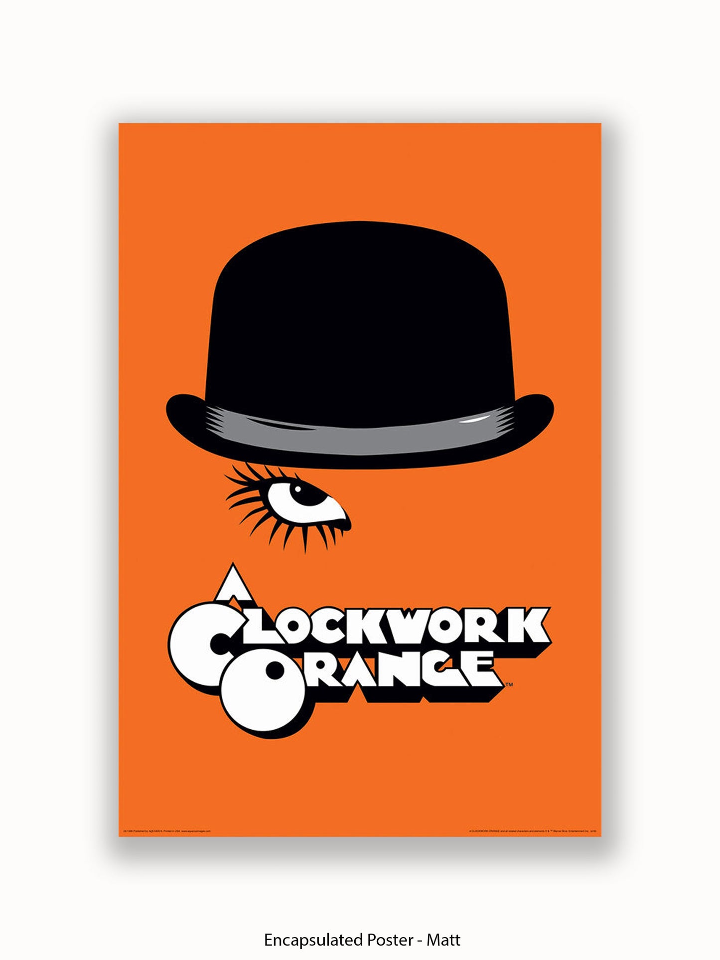 A Clockwork Orange Eye Hat Poster
