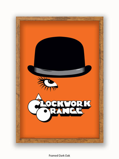 A Clockwork Orange Eye Hat Poster