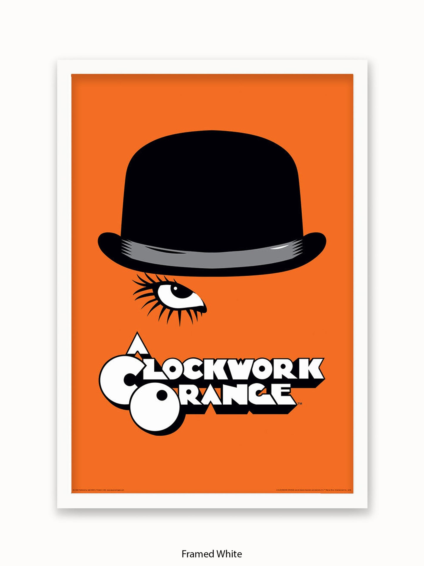A Clockwork Orange Eye Hat Poster