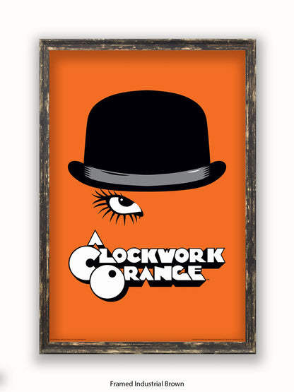 A Clockwork Orange Eye Hat Poster