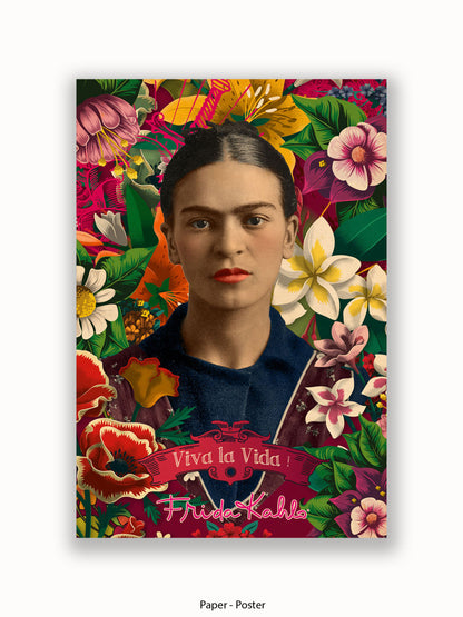 Frida Kahlo Viva La Vida Poster