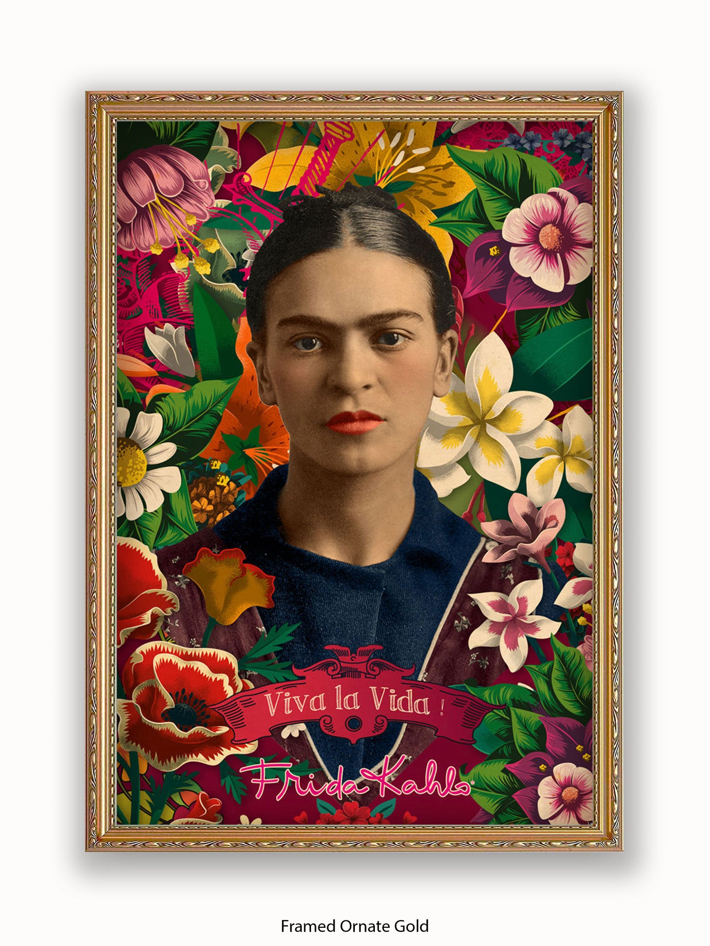 Frida Kahlo Viva La Vida Poster