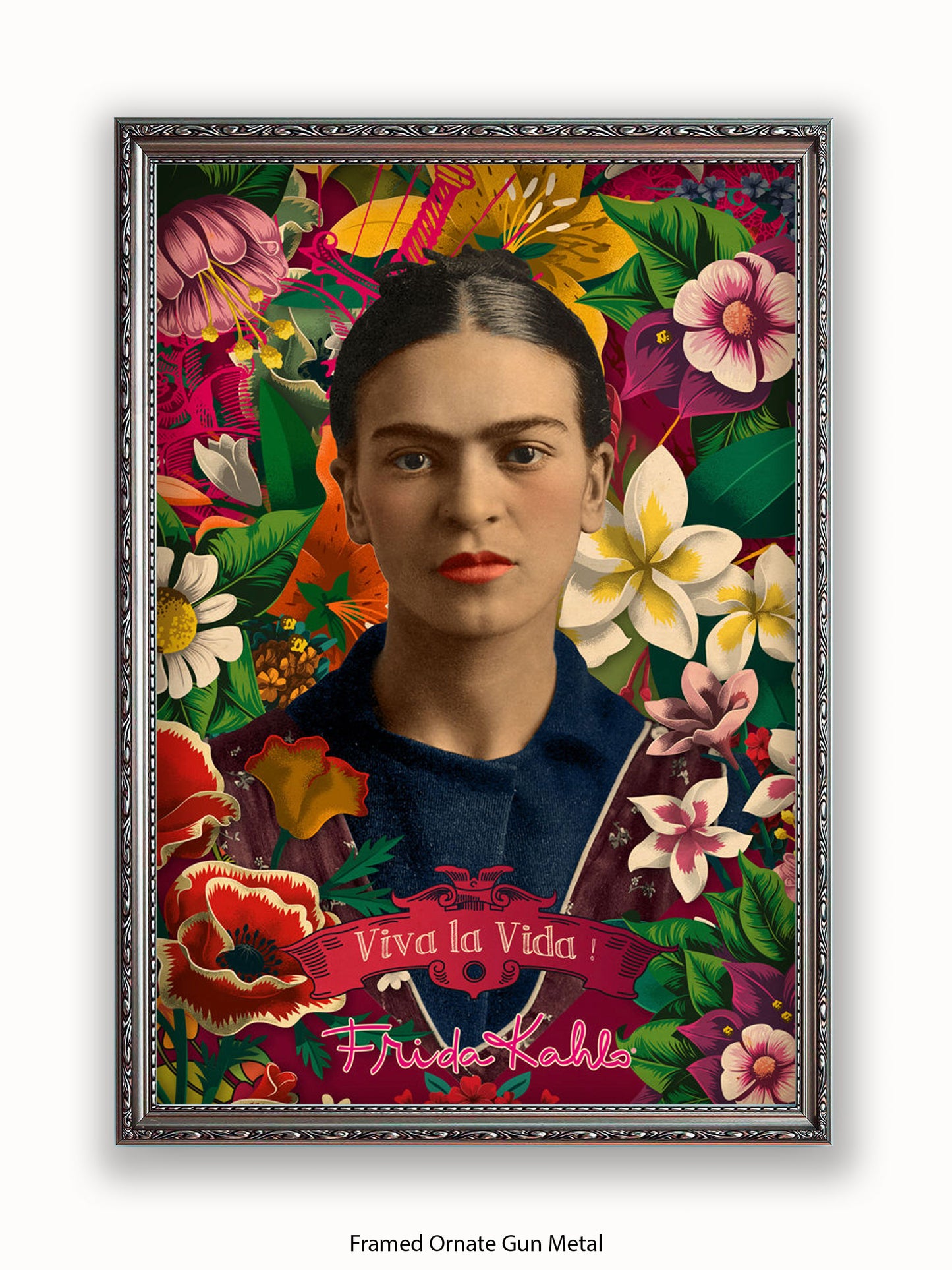 Frida Kahlo Viva La Vida Poster