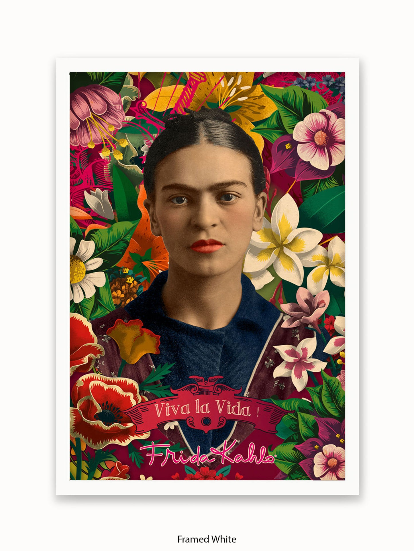 Frida Kahlo Viva La Vida Poster