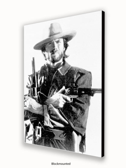 Clint Eastwood Guns Poster