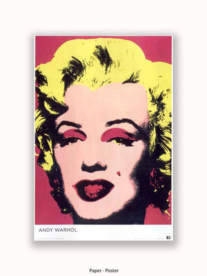 Marilyn Monroe Andy Warhol Pop Art Poster