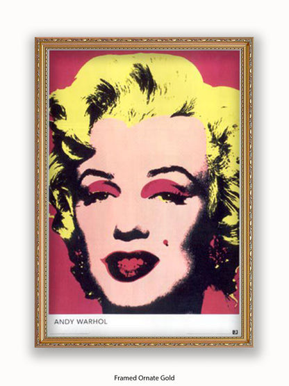 Marilyn Monroe Andy Warhol Pop Art Poster