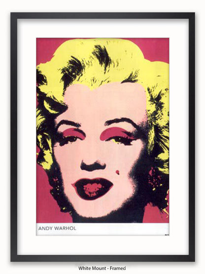 Marilyn Monroe Andy Warhol Pop Art Poster