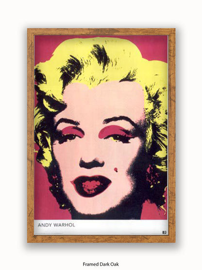 Marilyn Monroe Andy Warhol Pop Art Poster