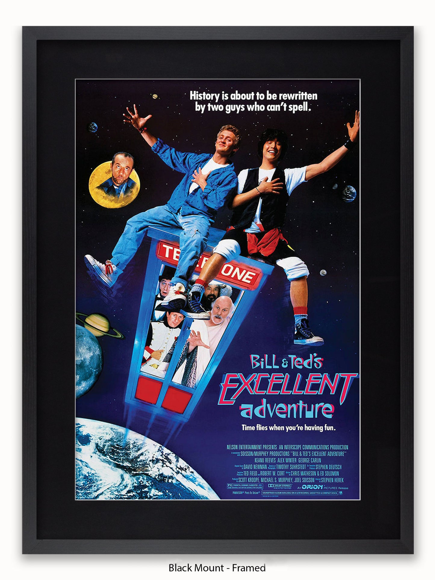 Bill & Ted's Excellent Adventure Poster
