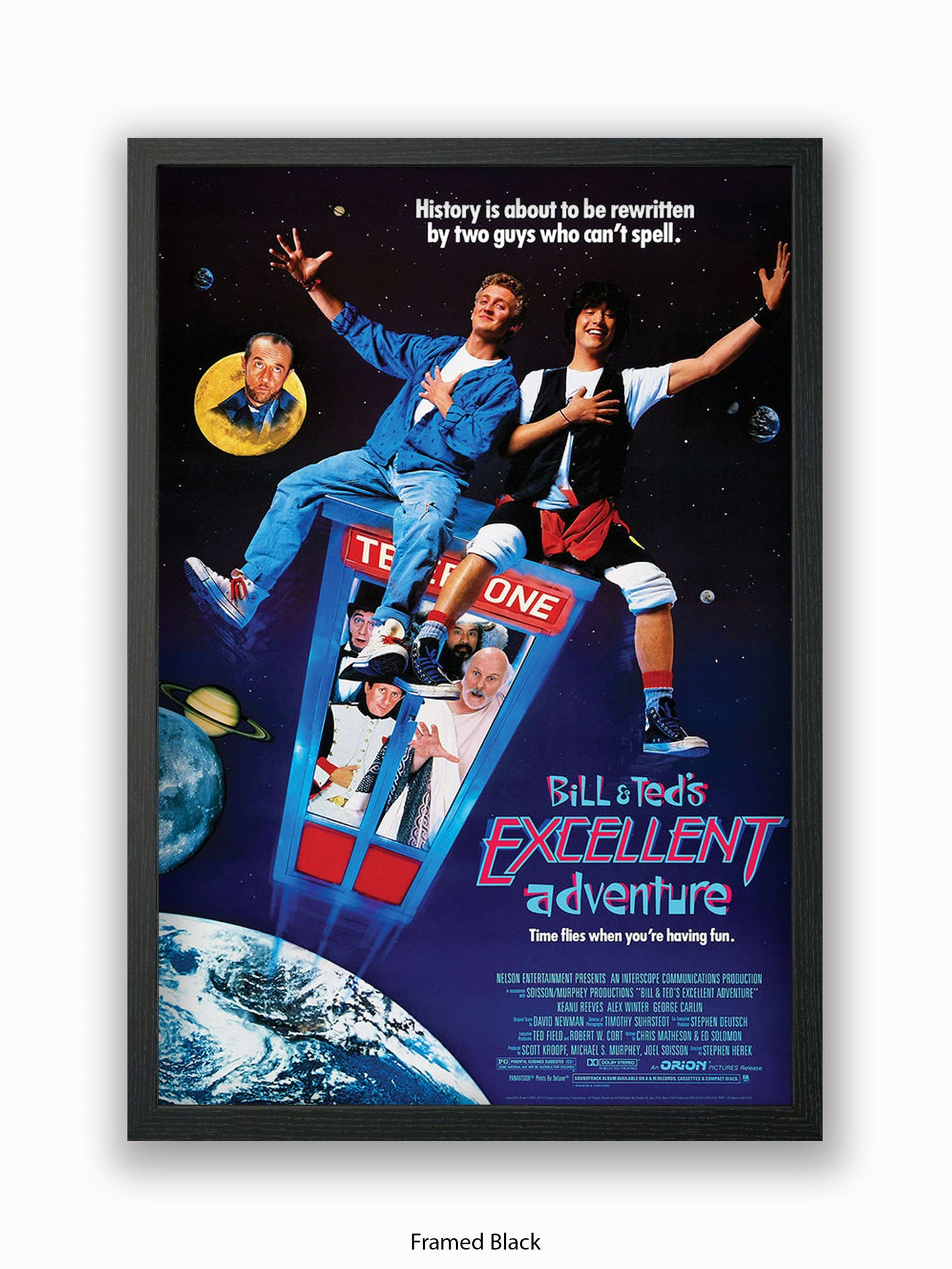 Bill & Ted's Excellent Adventure Poster