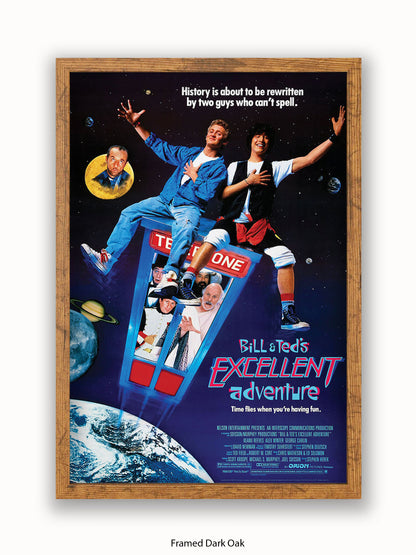 Bill & Ted's Excellent Adventure Poster