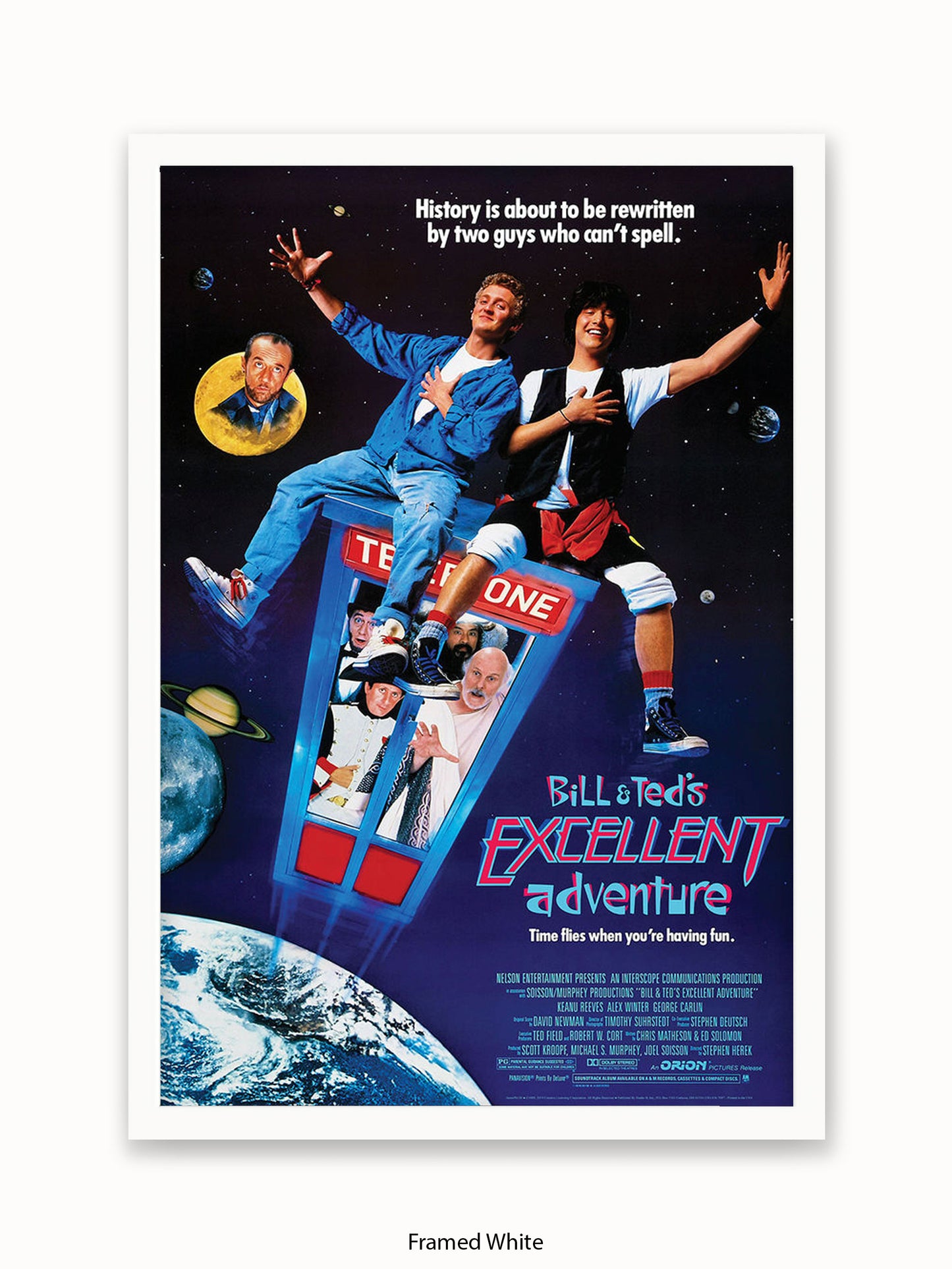 Bill & Ted's Excellent Adventure Poster